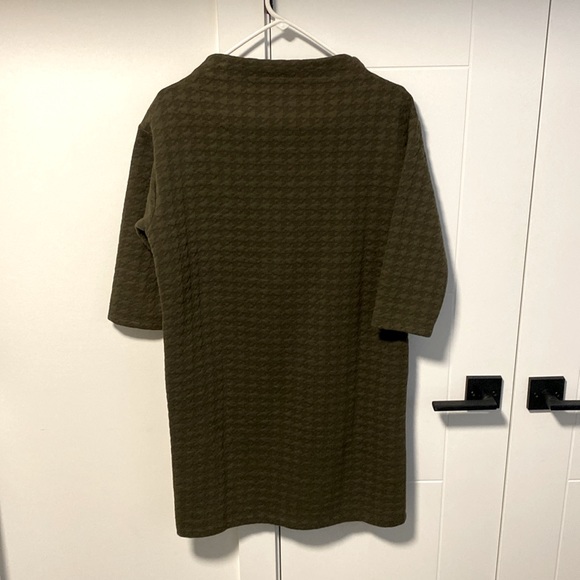 ⚫️ Uniqlo ⚫️ olive green textured dress - size small - Picture 4 of 4